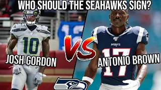 Who Should the Seattle Seahawks Sign? Josh Gordon or Antonio Brown? - Seahawks Fan Thoughts