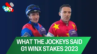 Randwick G1 Winx Stakes: What the jockeys said 19 August, 2023
