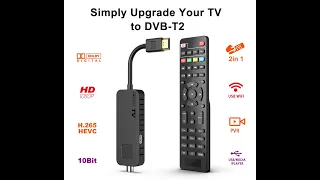 #H.265 HEVC 10Bit DVB-T2 TV Stick