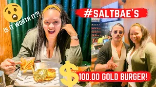 I Tried #SaltBae's $100 Gold Burger In New York City / Was It Worth It? /Honest Review