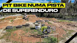 PIT BIKE NUMA PISTA DE SUPERENDURO !! ATOMIC PIT BIKE ENDURO 160