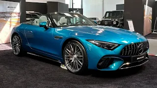 Mercedes AMG SL 63 4MATIC+ in Starling Blue Metalic in Luxembourg Mercedes Merbag