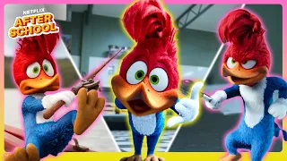 Woody Causing Chaos for 10 MINUTES 😈 Woody Woodpecker Goes to Camp | Netflix After School
