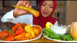 ASMR|RECIPE * MAHSHI (SUDANESE STYLE) * STUFFED VEGGIES * طبخ واكل المحشي السوداني