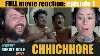 Chhichhore | HINDI | FULL MOVIE REACTION SERIES | irh daily | EPISODE 1