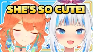 Gura Gushing About How Cute Kiara Is For 2 Minutes【hololiveEN】