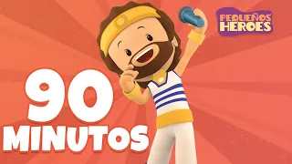 UNA HORA Y MEDIA PARA CANTAR Y DANZAR CON PEQUEÑOS HEROES 🎤🥳 | Canciones Infantiles