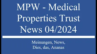 News zu Medical Properties Trust MPW