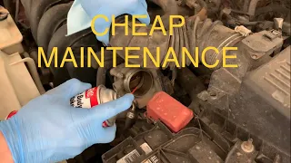 Throttle Body Cleaning How To (Part of Basic Tuneup) Toyota Corolla, Matrix Pontiac Vibe