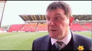 St. Johnstone - Tommy Wright & Michael O'Halloran - post match v Aberdeen 1/3/14