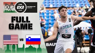 USA v Slovenia | Men | Full Game | FIBA 3x3 U18 World Cup 2022