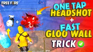 ONE TAP + FAST SIT-UP GLOO WALL TRICK || Total Explain || FireEyes Gaming || Garena Free Fire