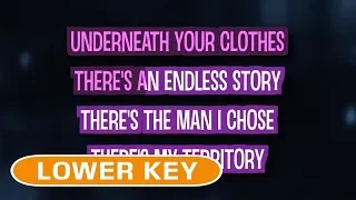 Underneath Your Clothes (Karaoke Lower Key) - Shakira