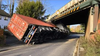 TOP 20 Dangerous Big Truck & Excavator Operation Fails | Heavy Equipment FAIL Skills Compilation