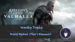 ASSASSIN'S CREED VALHALLA - WORTHY TROPHY (All 5 Pieces of Thor's Armor Set and Mjolnir Location)