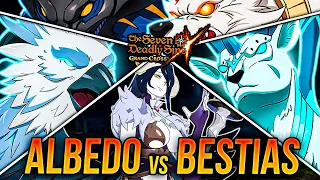 ALBEDO ROTÍSIMA VS BESTIAS DEMONIACAS!!! PÁJARO CIERVO LOBOS! 🙂 | Seven Deadly Sins: Grand Cross