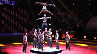 Shanghai Acrobatic Troupe - Balancing act - Golden Clown - 42nd Circus Festival of Monte-Carlo