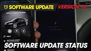 Tesla V10 - New Software Update Process