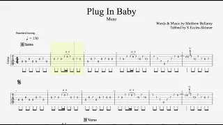 Plug In Baby - Muse - Guitar Tab - Playthrough