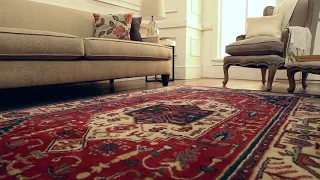 Traditional Wool Rug with Red and Beige Medallion | Decor Ideas SuperAreaRugs.com