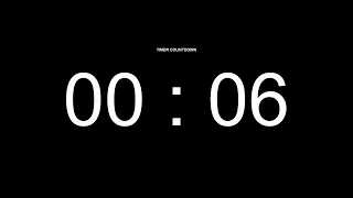 6 Seconds Countdown Timer