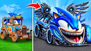 Upgrading SONIC CARS In GTA 5!