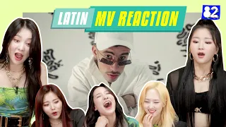*SUB* K-pop Idols React to Hottest Latin MVsㅣMaluma, Camilo, Bad Bunny, Karol G, Gente de Zona