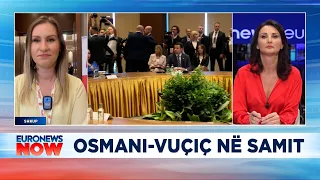 Vuçiç-Vjosa Osmani përballen në samitin e Shkupit! Gazetarja jep detaje
