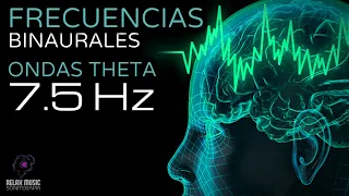 Binaural Sound Therapy Theta Waves 7.5 Hz - Pure Tone - Miraculous and Healing Tones