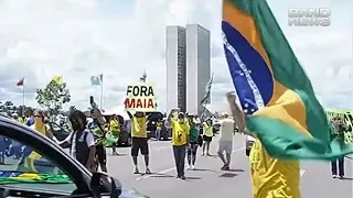 Manifestações em apoio a Bolsonaro acontecem em todo Brasil