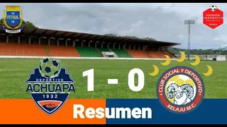 Achuapa 1 VS Xelaju M.C 0. Resumen. Jornada 11. Liga Nacional De Guatemala