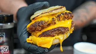 In N Out Copycat Flying Dutchman with Onion "Bun"