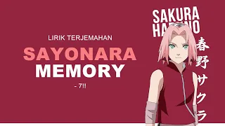 7!! - Sayonara Memory (Lyrics) | Naruto Shippuden Ending 24 | Lirik Terjemahan