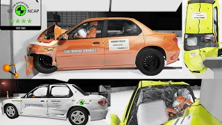Hirochi Sunburst Airbags Crash Test NCAP | BeamNG.drive