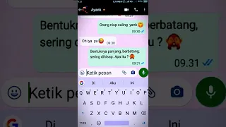 CHAT WA LUCU || TEBAK TEBAKAN SAMA PACAR #fyp