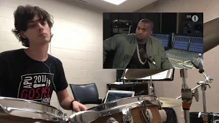 "Kanye Explaining "I Am A God" from Yeezus" but with drums
