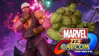 Marvel vs Capcom Infinite Online matches Ryu/Hulk/Nemesis