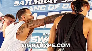 BRAWL ERUPTS AS CORY WHARTON PUNCHES CHASE DEMOOR IN THE FACE; GO AIT IT DURING HEATED FACE OFF