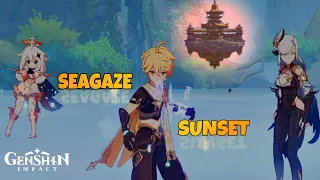 Seagaze Sunset Quest With Shenhe😱 || Genshin Impact