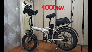 Электро-фэтбайк с алиэкспресс спустя год и 4000км - поломки и допилы.