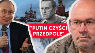 "Tam jest duża panika". Aleksiej Nawalny nie żyje. Reszka: Putin czyści przedpole przed wyborami