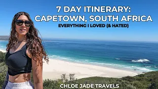 CAPETOWN, SOUTH AFRICA | itinerary for everything I loved (& hated)