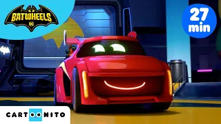 Batwheels Compilation | Robins bedste bilgadgets | Cartoonito | Sjove tegnefilm til børn