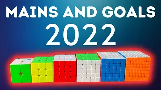 My Main Speedcubes, Averages AND Goals For 2022!