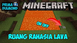 CARA MEMBUAT RUANG RAHASIA LAVA AMAN || MINECRAFT INDONESIA