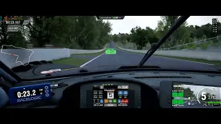 ACC - Изучаю гору MOUNT PANORAMA - без гайдов  | новичок в ACC |  Ferrari 296 GT | Moza