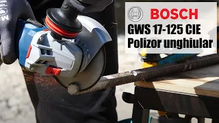 Bosch GWS 17-125 CIE - Polizor unghiular, 1700 W, 125 mm - Prezentare&Test in sarcina