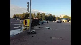 Последствия ДТП . Подольск. 23.06.2019