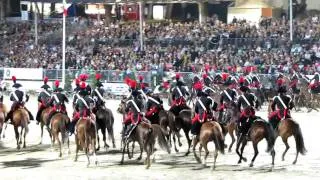 Carosello reggimento Carabinieri a cavallo piazza di siena 2010