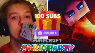 MARIO PARTY RUNDE UM 100 SUBS 🎁MIT BASTI, HUGO, ELI und WILLY